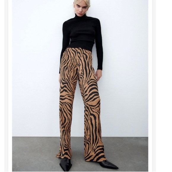 Zara animal print trousers - Picture 2 of 6
